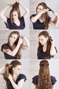 Curly+Hairstyles+Step+By+Step
