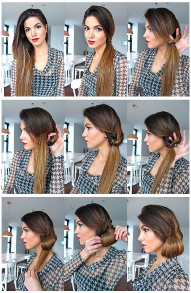 easy hairstyles to do at home step by step