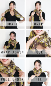 Amazing Ideas How to Tie a Scarf 3