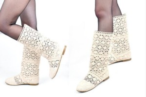 Free-shipping-2015-Knee-High-boots-spring-and-autumn-women-s-shoes-fashion-knitted-cutout-boots