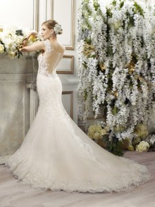 val-stefani-bridal-spring-2015-style-d8084-danica-mermaid-wedding-dress-embroidered-applique-straps-illusion-back-view-train