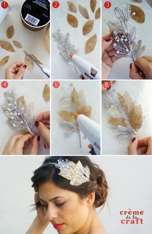 DIY-Wedding-Bridal-Hair-Piece-Sash-Comb-Hairpiece-How-To-Make-Handmade-Clip-Hairband
