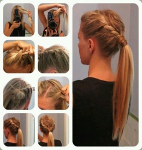 How-To-Make-French-Braid-PonyTail