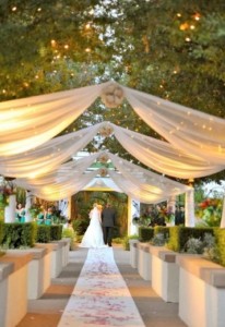 Lighting-Ideas-diy outside wedding decorations