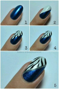 general-nail-design-tutorials-enchanting-blue-glitter-with-zebra-print-accent-nail-art-design-tutorial-step-by-step-nail-art-tutorial