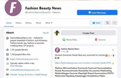 Follow Fashion Beauty News at Facebook!