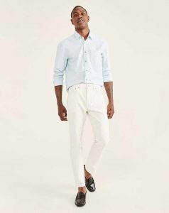 10 Trending Trouser Colours for Men - Cream-White Trousers