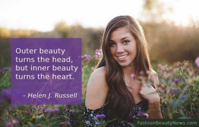 Outer beauty turns the head, but inner beauty turns the heart. - Helen J. Russell